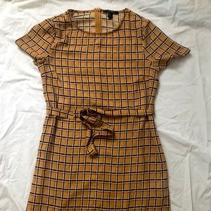 Yellow Patterned Dress